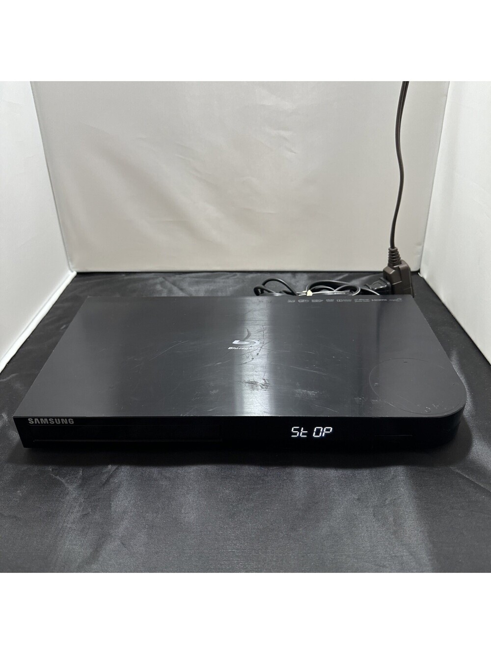 Samsung 3D Blu Ray Disc Player Built In WiFi Black Model BD-JM63C NO Remote